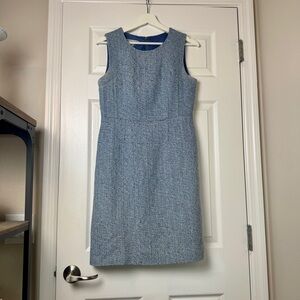 PENDLETON Retro Blue Silk Blend Dress Size 6
